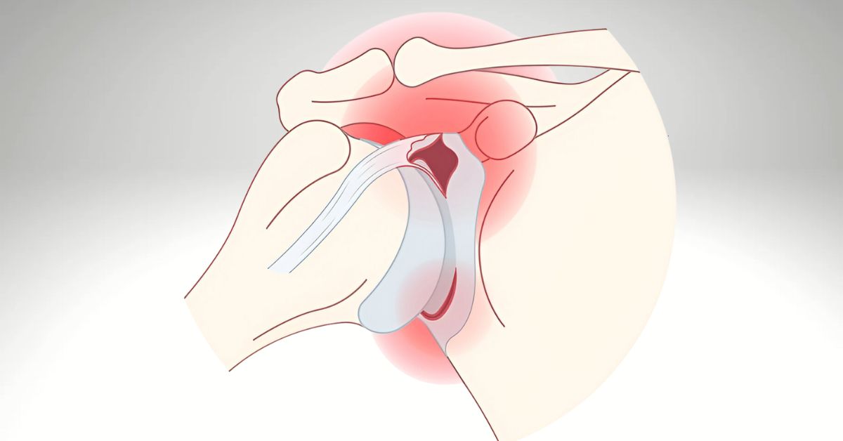 Types of shoulder labral tears (SLAP, Bankart) and indications for physiotherapy.